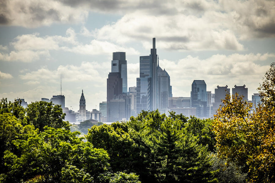 Philadelphia Nature And Skyline